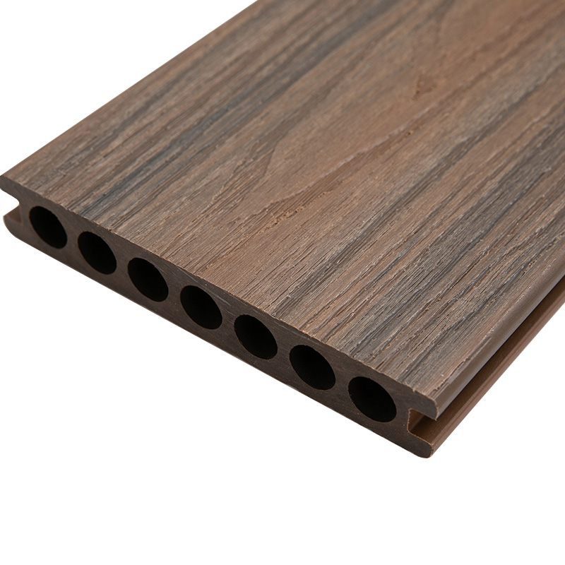 A 3D dombornyomott fa erezetű kompozit fa műanyag padló erős és tartós